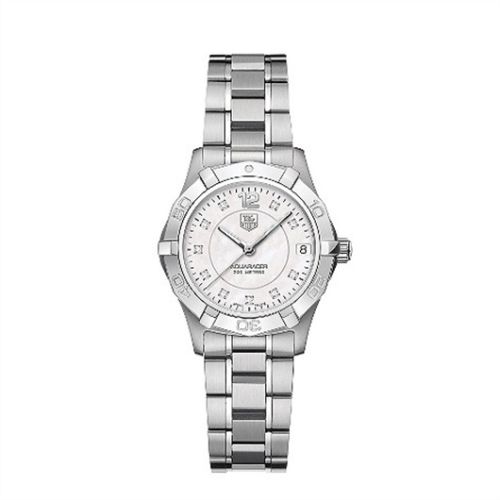 TAG Heuer Aquaracer 300M Quartz 32 Stainless Steel / MOP - Diamond / Bracelet